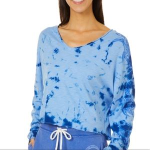 ⛄️Maori Hook Tie dye cropped T-shirt